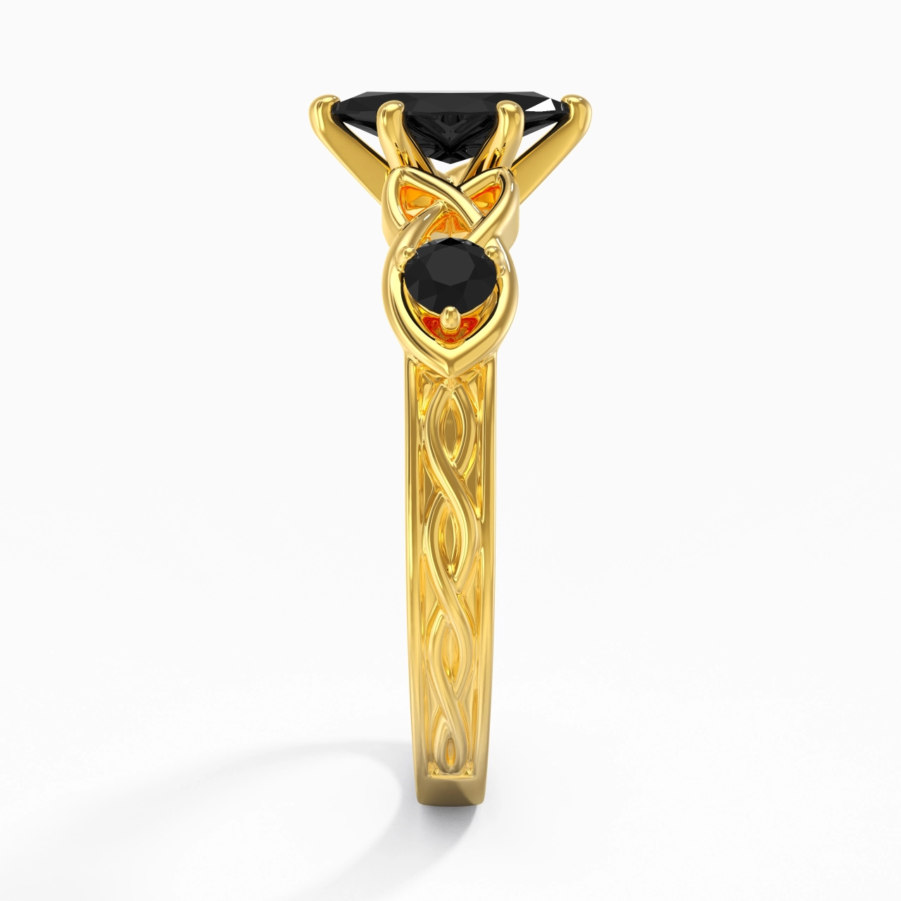 Vintage Unique Marquise 0.80ct Cubic Zirconia Engagement Ring