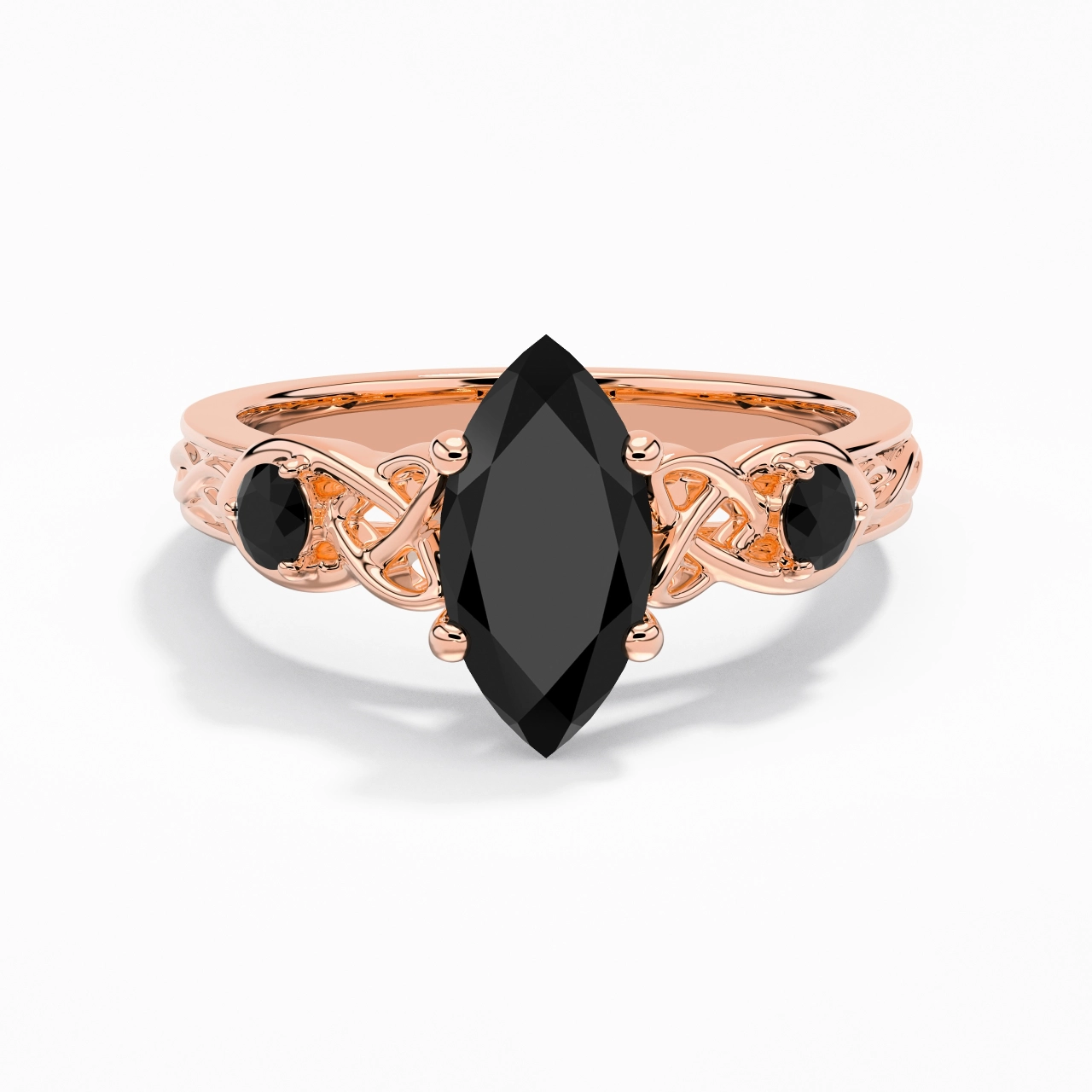 Vintage Unique Marquise 2.00ct Cubic Zirconia Engagement Ring