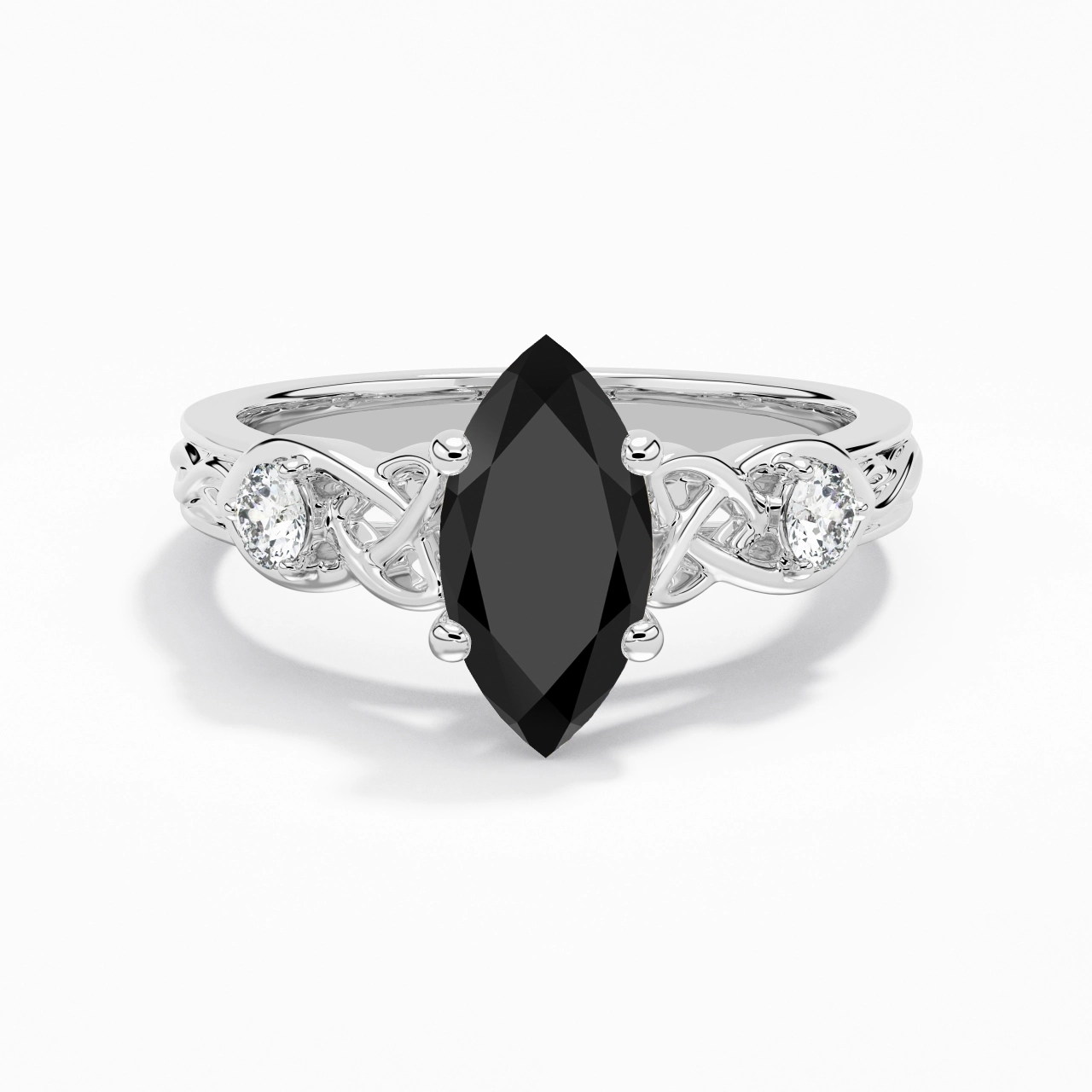 Vintage Unique Marquise 2.00ct Cubic Zirconia Engagement Ring