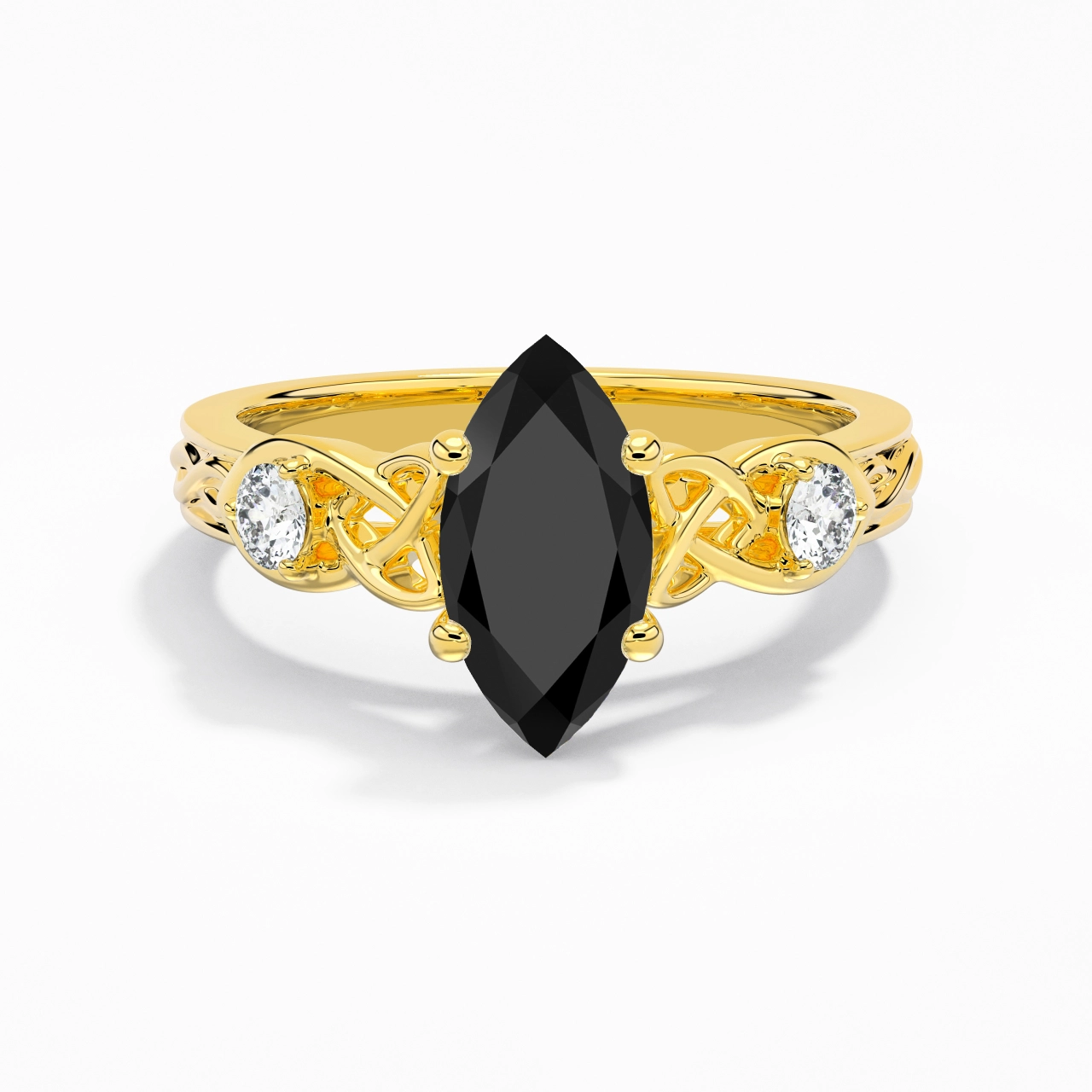 Vintage Unique Marquise 2.00ct Cubic Zirconia Engagement Ring