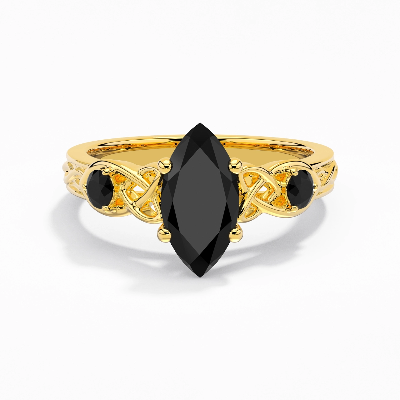 Vintage Unique Marquise 2.00ct Cubic Zirconia Engagement Ring