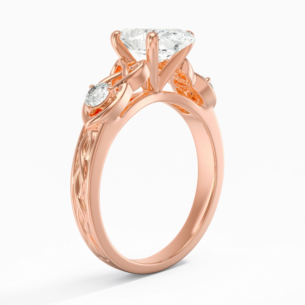 Vintage Unique Marquise 2.00ct Cubic Zirconia Engagement Ring