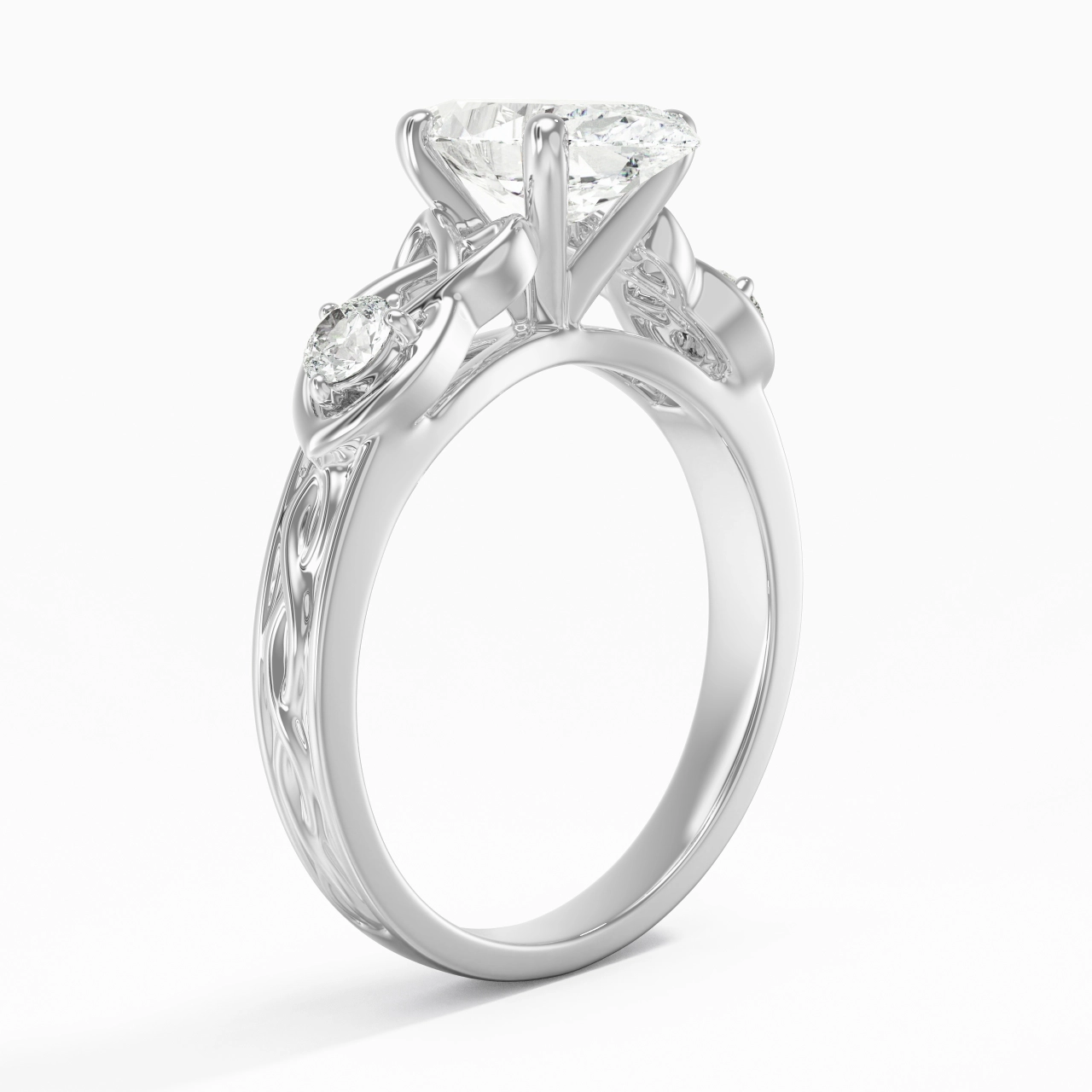 Vintage Unique Marquise 2.00ct Cubic Zirconia Engagement Ring