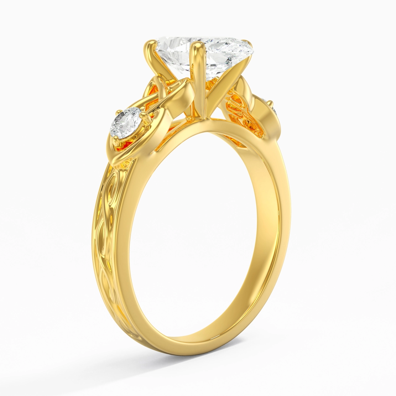 Vintage Unique Marquise 2.00ct Cubic Zirconia Engagement Ring