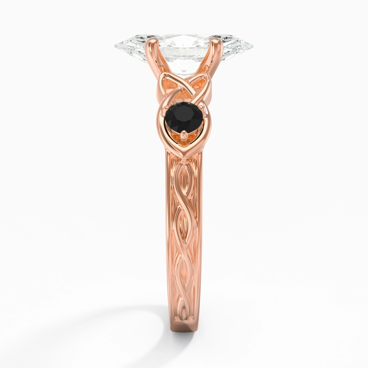 Vintage Unique Marquise 2.00ct Cubic Zirconia Engagement Ring