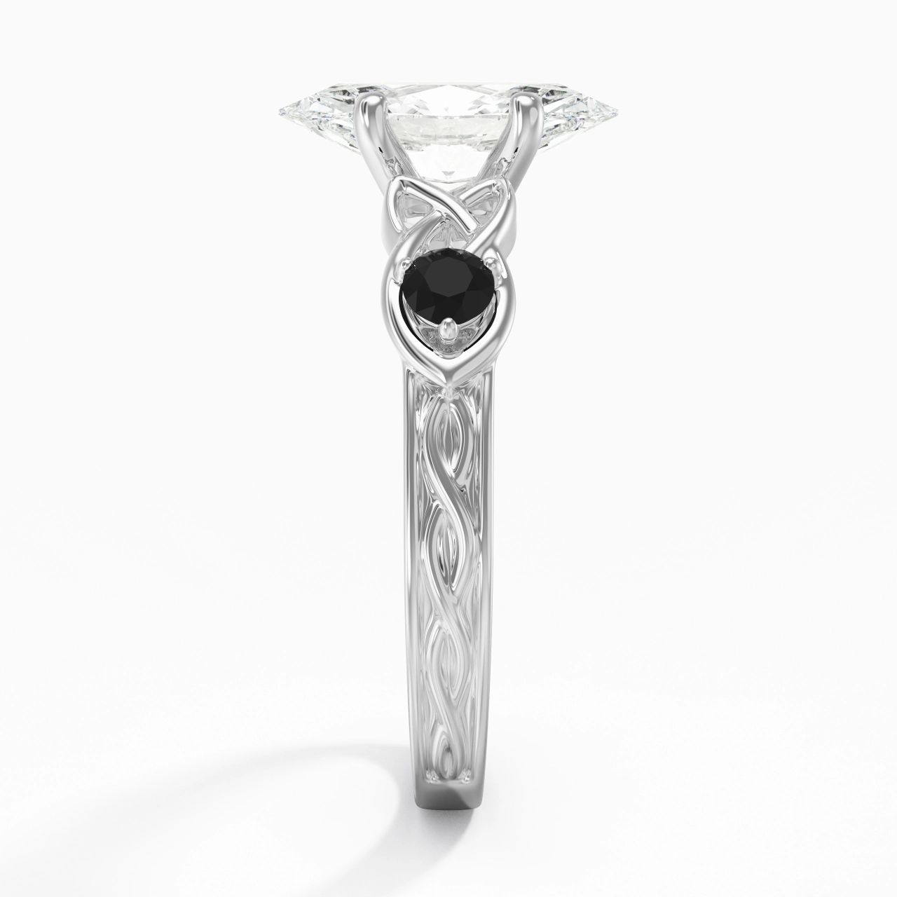 Vintage Unique Marquise 2.00ct Cubic Zirconia Engagement Ring