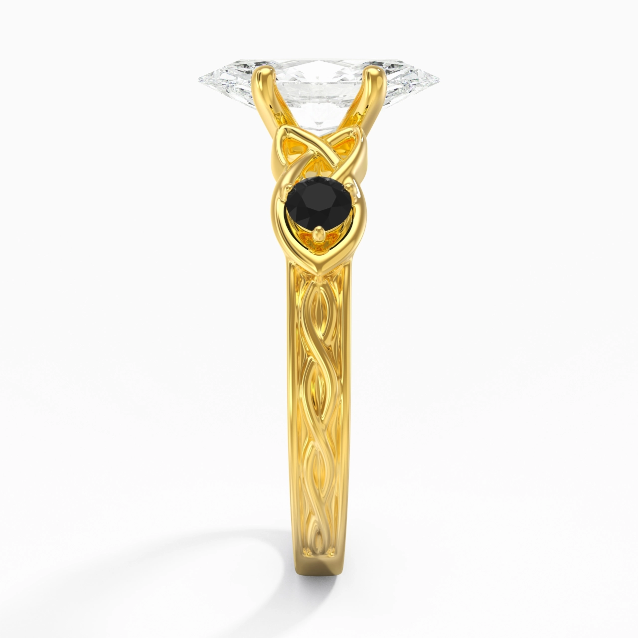 Vintage Unique Marquise 2.00ct Cubic Zirconia Engagement Ring