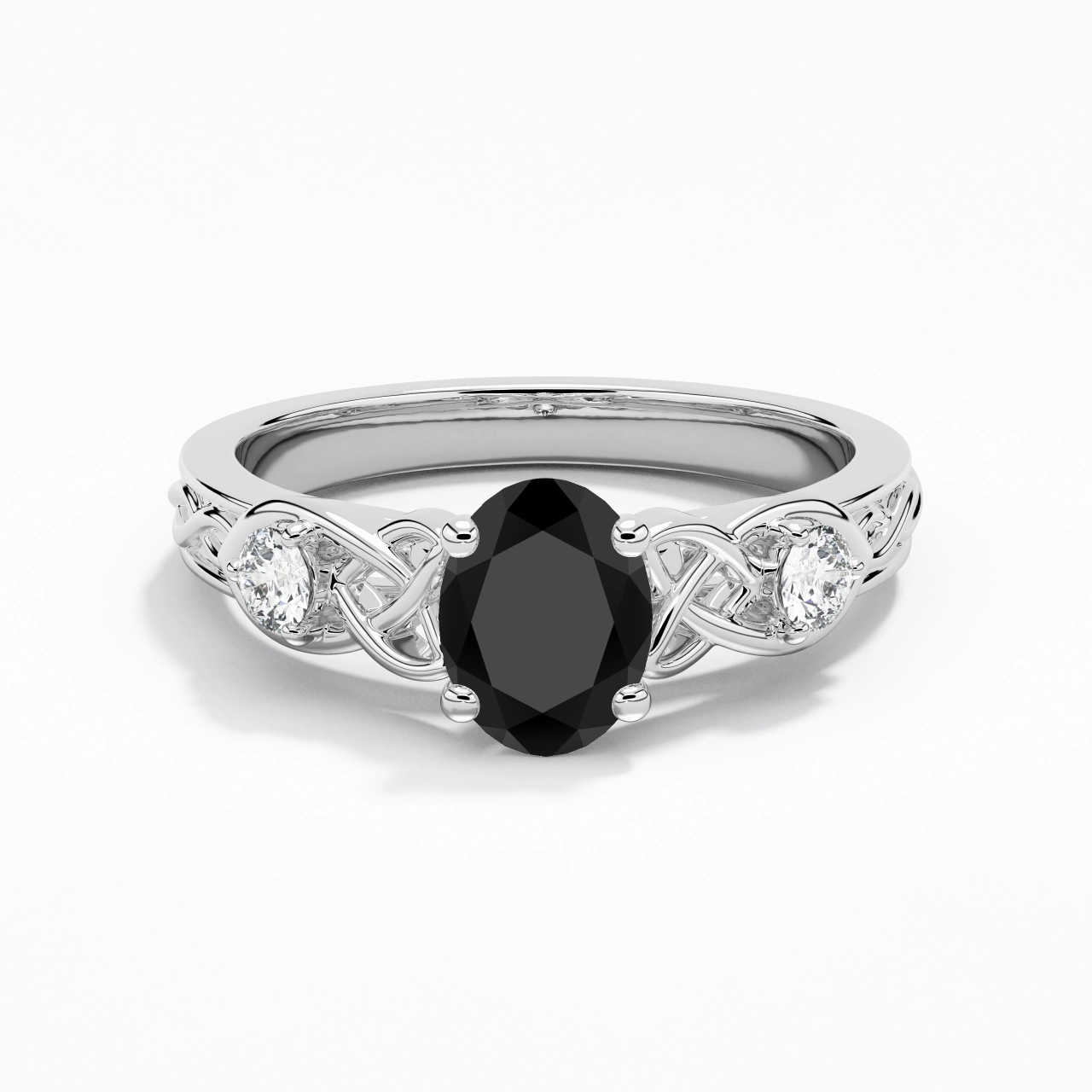 Vintage Unique Oval 1.50ct Cubic Zirconia Engagement Ring