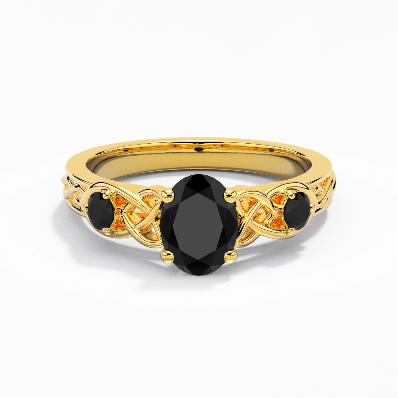 Vintage Unique Oval 1.50ct Cubic Zirconia Engagement Ring