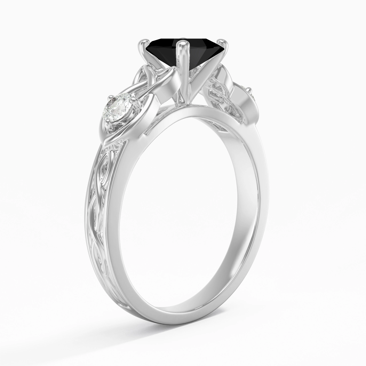 Vintage Unique Oval 1.50ct Cubic Zirconia Engagement Ring