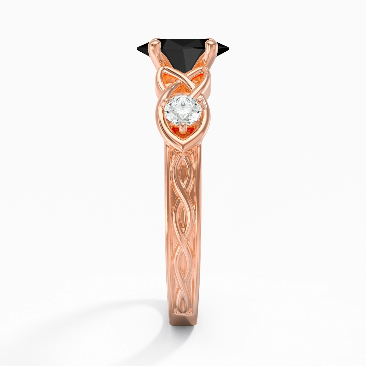 Vintage Unique Oval 1.50ct Cubic Zirconia Engagement Ring