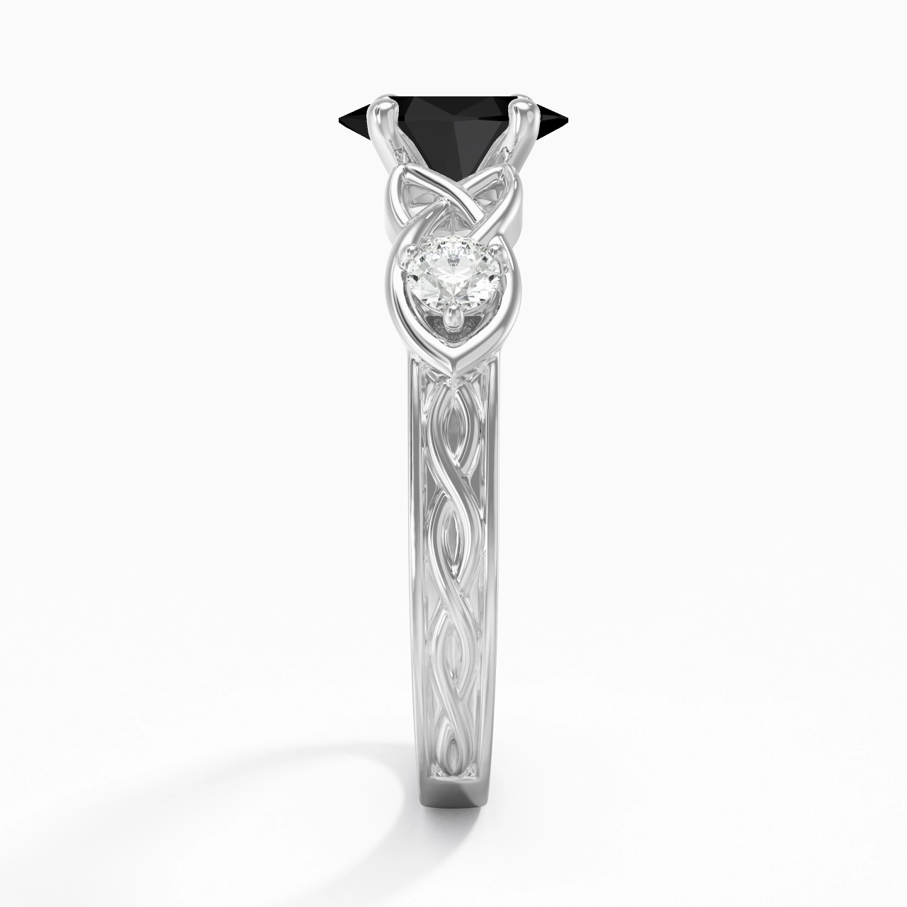 Vintage Unique Oval 1.50ct Cubic Zirconia Engagement Ring