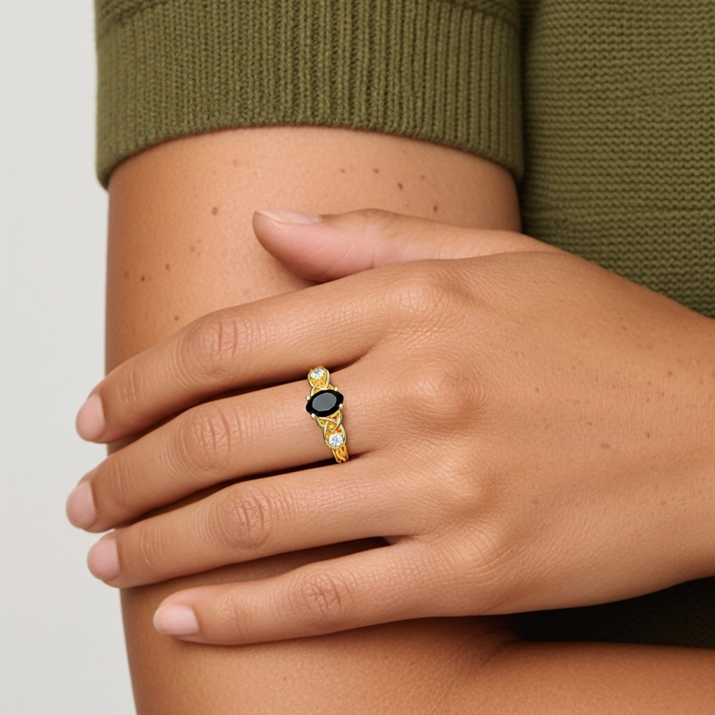 Vintage Unique Oval 2.00ct Cubic Zirconia Engagement Ring