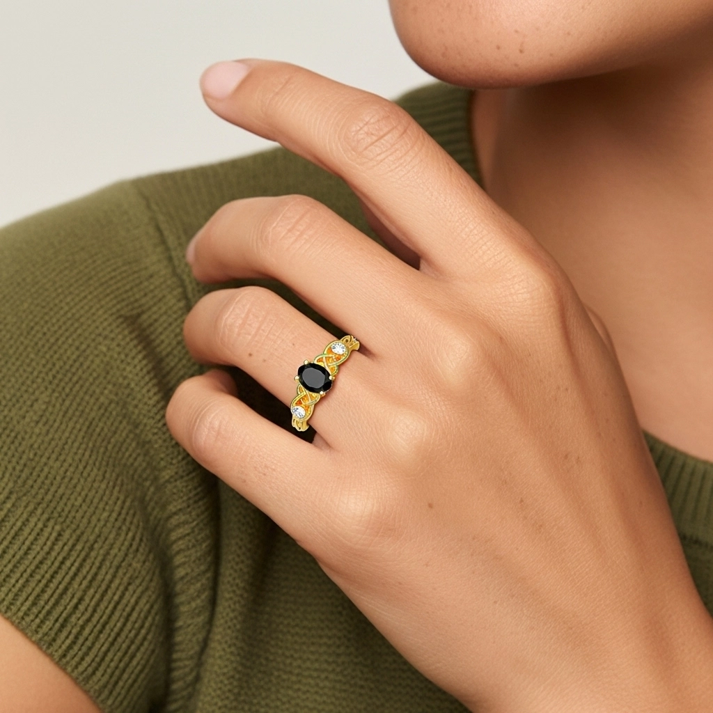 Vintage Unique Oval 2.00ct Cubic Zirconia Engagement Ring