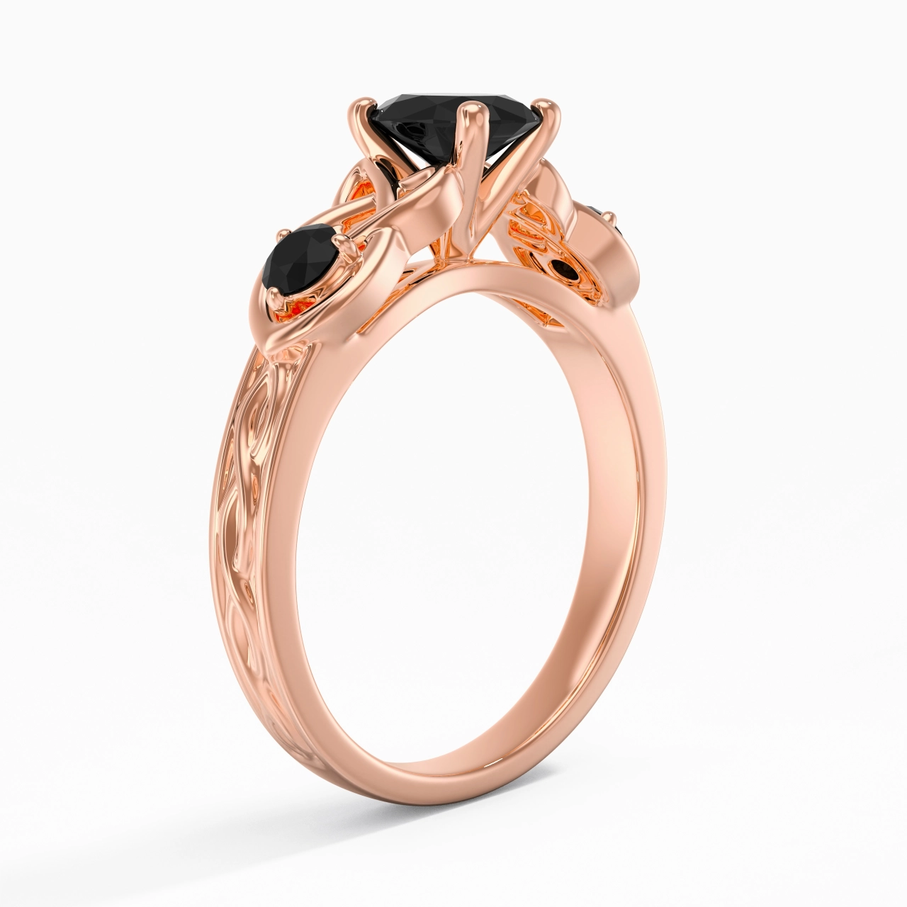 Vintage Unique Oval 1.00ct Cubic Zirconia Engagement Ring