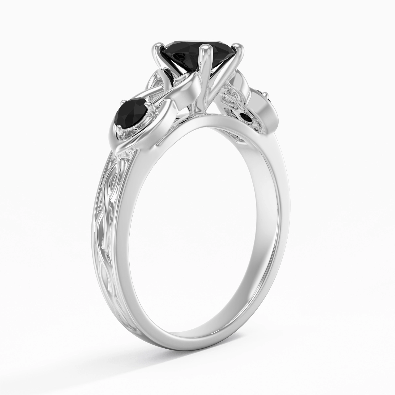 Vintage Unique Oval 1.00ct Cubic Zirconia Engagement Ring