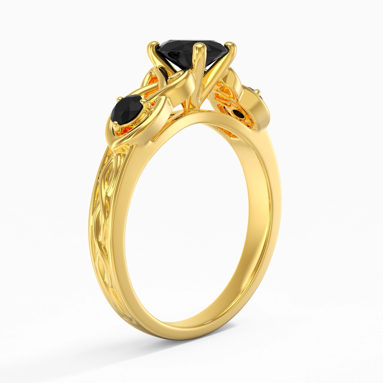 Vintage Unique Oval 1.00ct Cubic Zirconia Engagement Ring