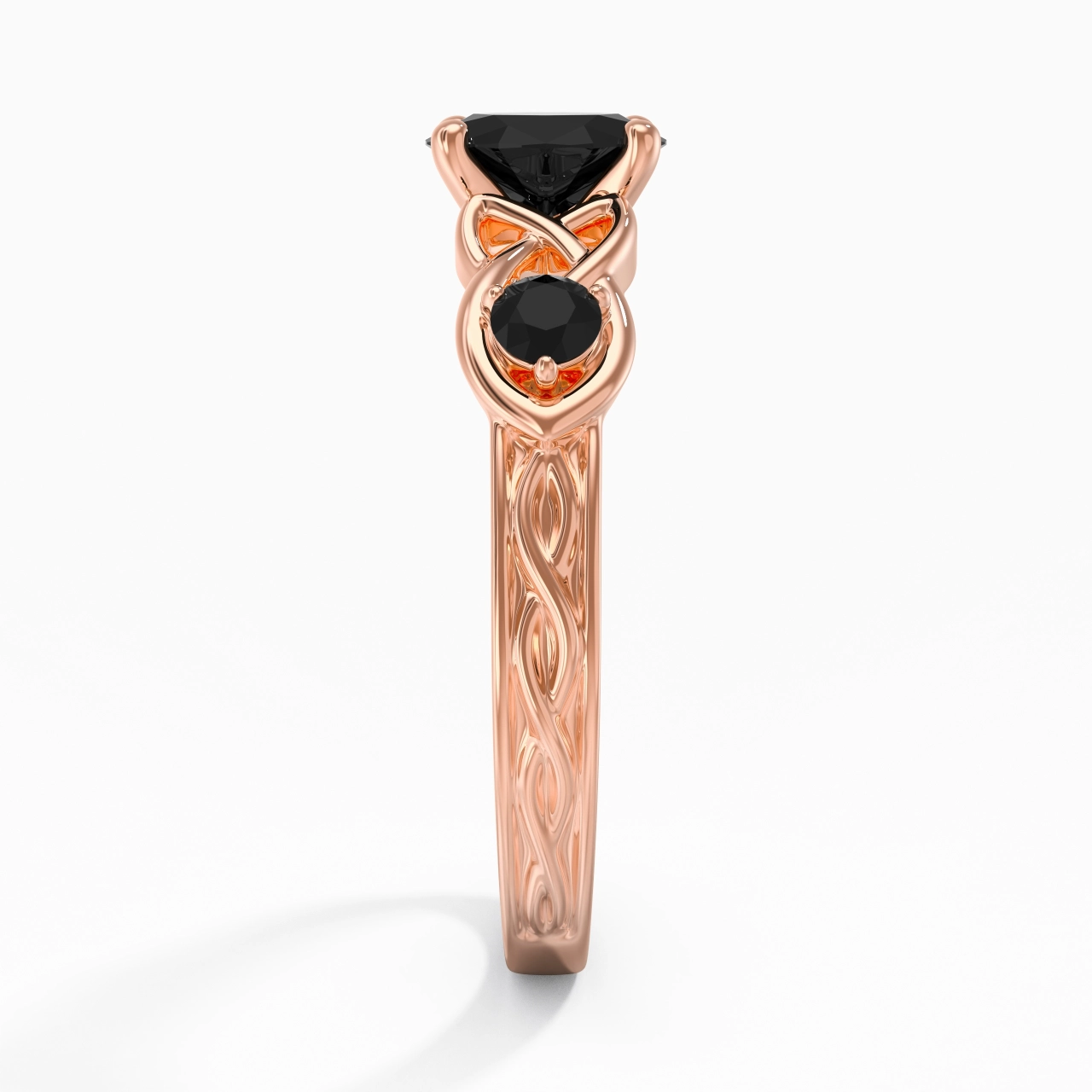 Vintage Unique Oval 1.00ct Cubic Zirconia Engagement Ring