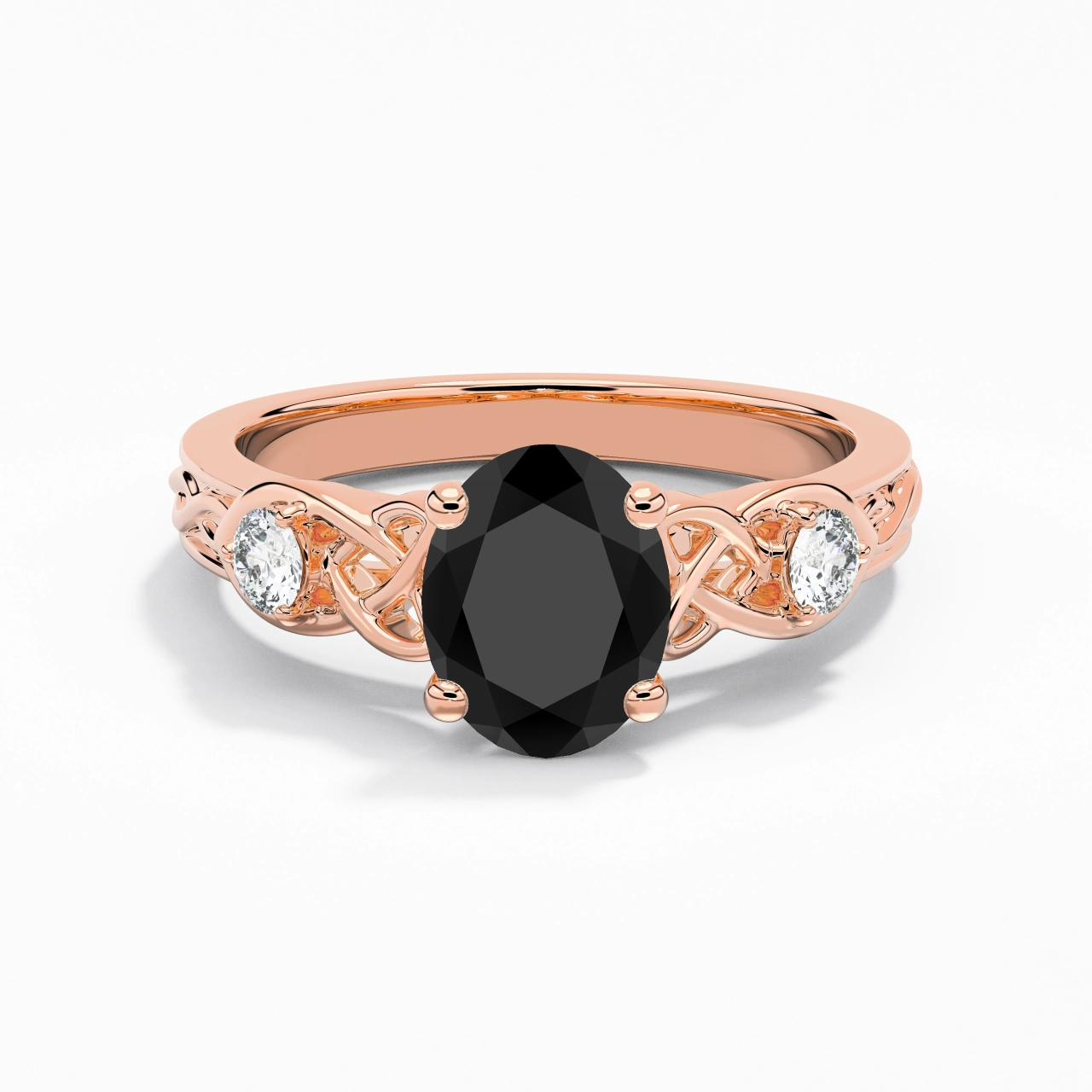 Vintage Unique Oval 2.00ct Cubic Zirconia Engagement Ring