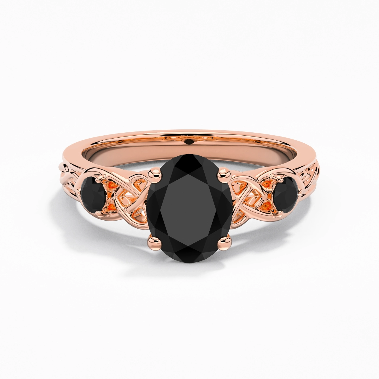 Vintage Unique Oval 2.00ct Cubic Zirconia Engagement Ring