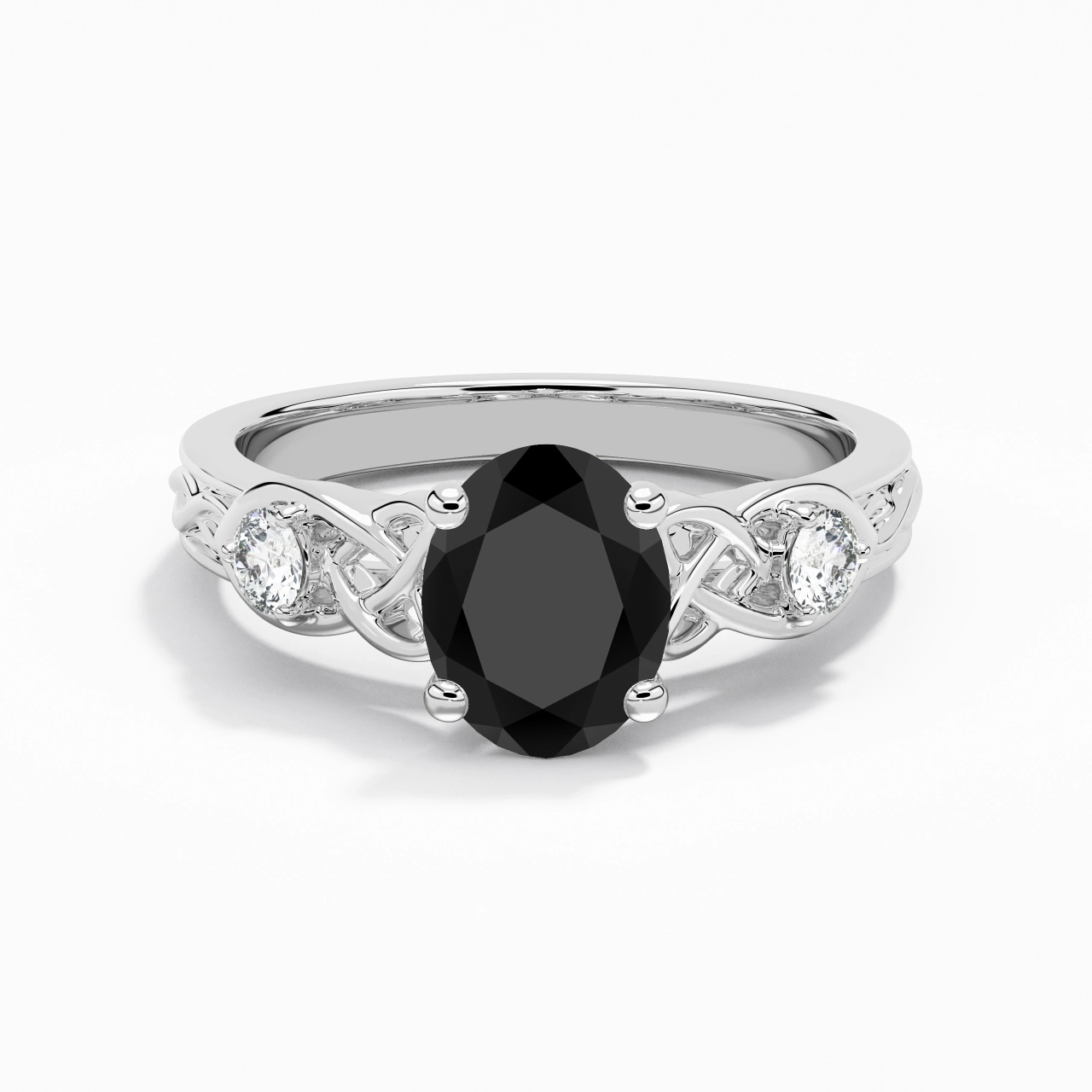 Vintage Unique Oval 2.00ct Cubic Zirconia Engagement Ring