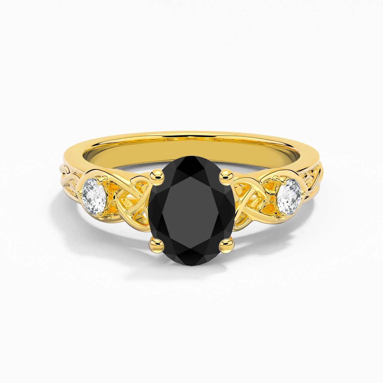 Vintage Unique Oval 2.00ct Cubic Zirconia Engagement Ring