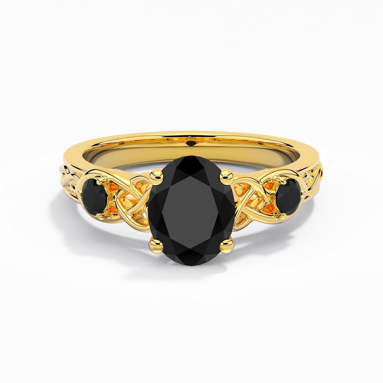 Vintage Unique Oval 2.00ct Cubic Zirconia Engagement Ring