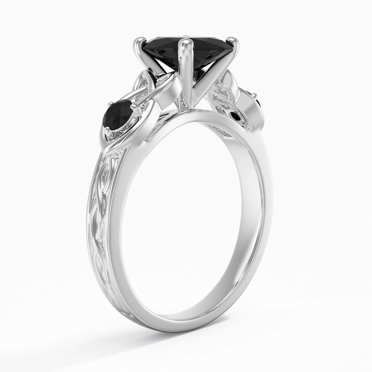 Vintage Unique Oval 2.00ct Cubic Zirconia Engagement Ring