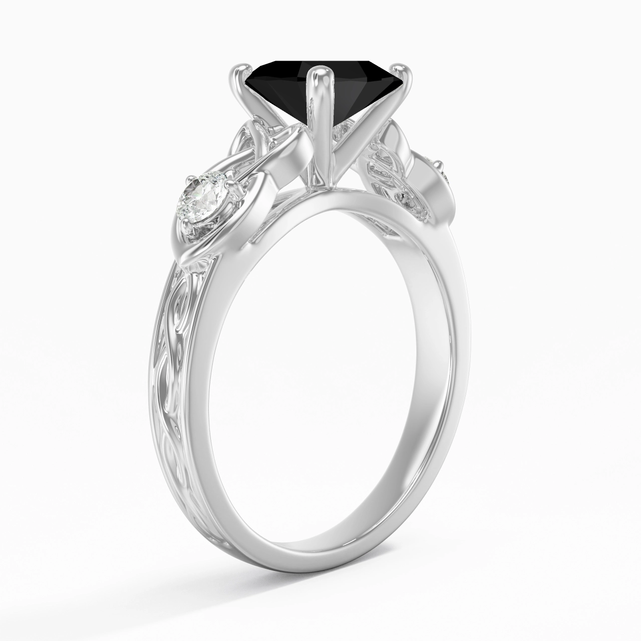 Vintage Unique Oval 2.00ct Cubic Zirconia Engagement Ring