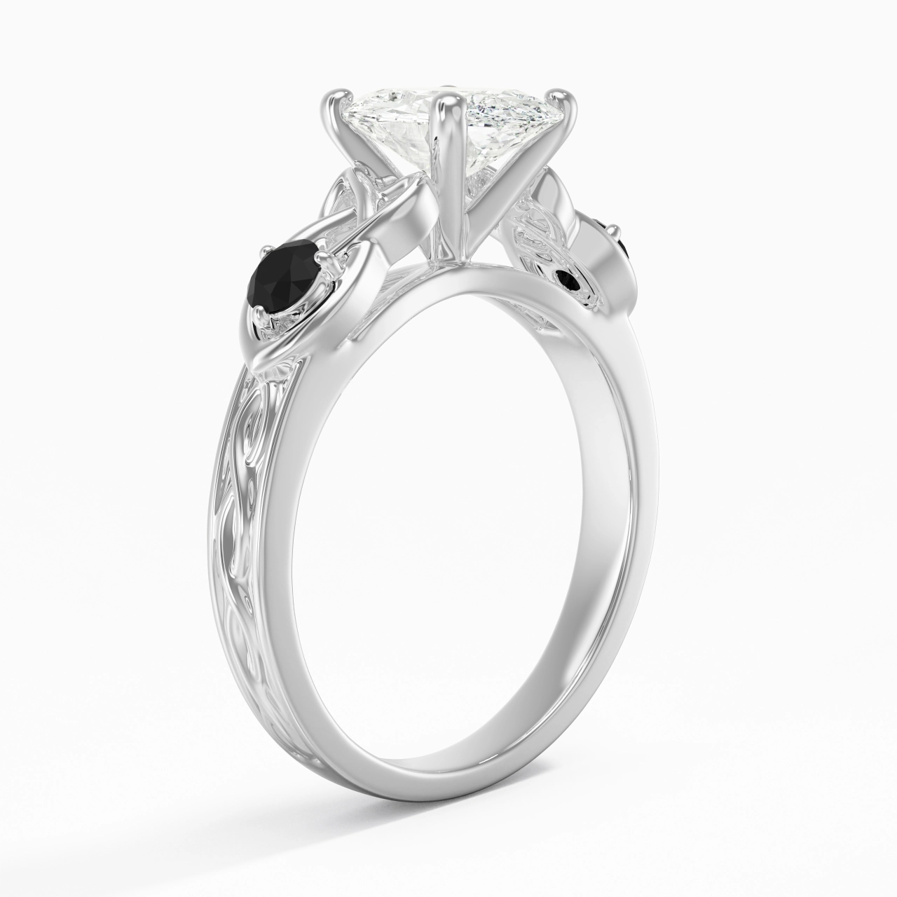 Vintage Unique Oval 2.00ct Cubic Zirconia Engagement Ring