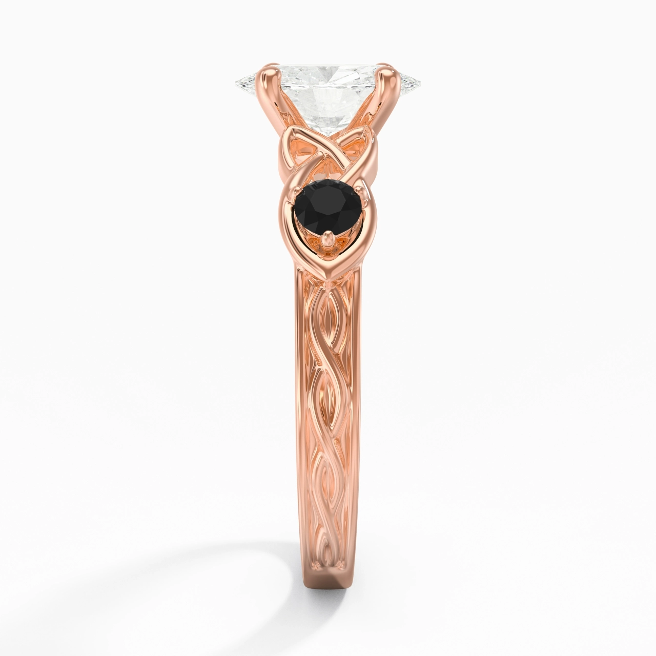 Vintage Unique Oval 2.00ct Cubic Zirconia Engagement Ring