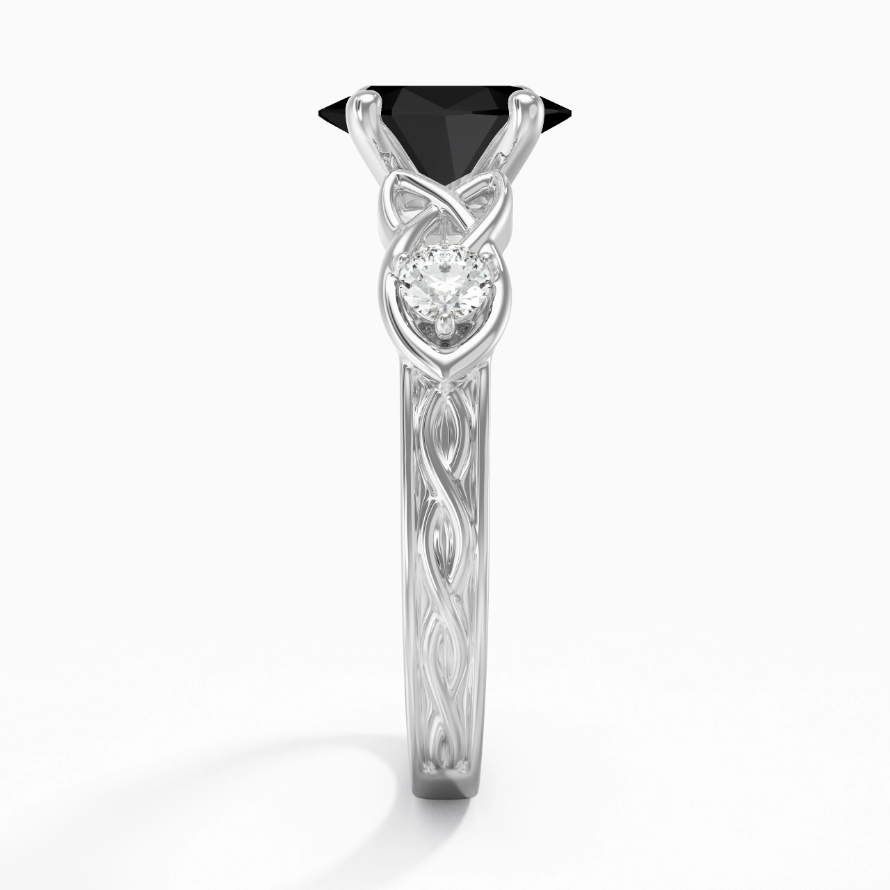 Vintage Unique Oval 2.00ct Cubic Zirconia Engagement Ring