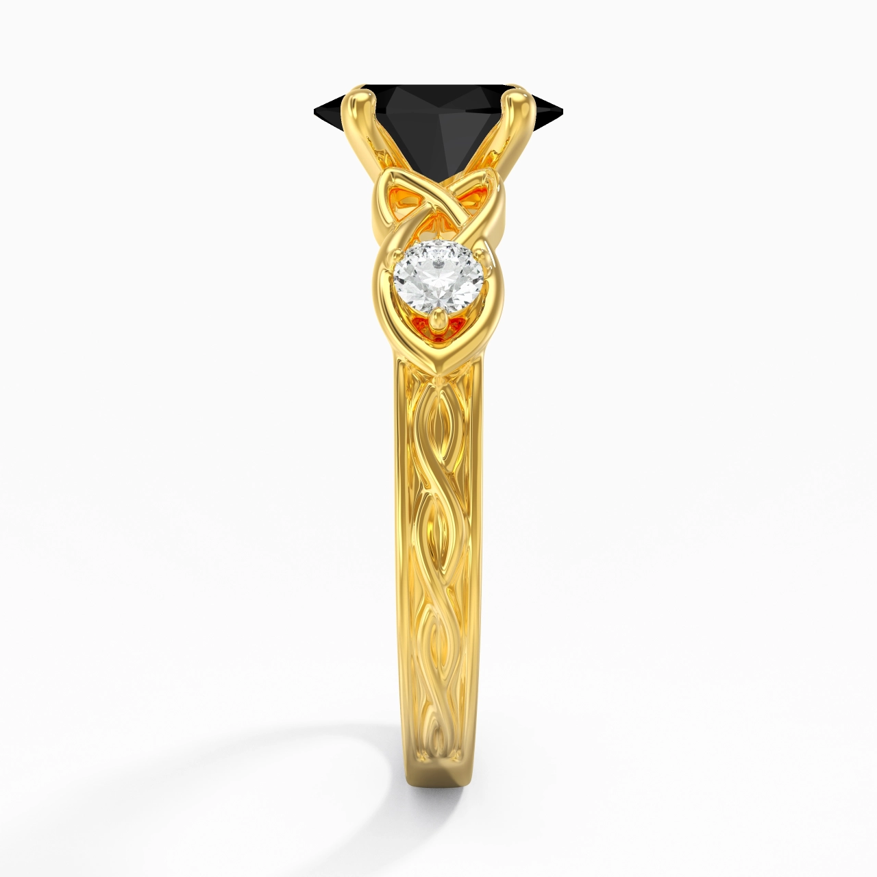 Vintage Unique Oval 2.00ct Cubic Zirconia Engagement Ring