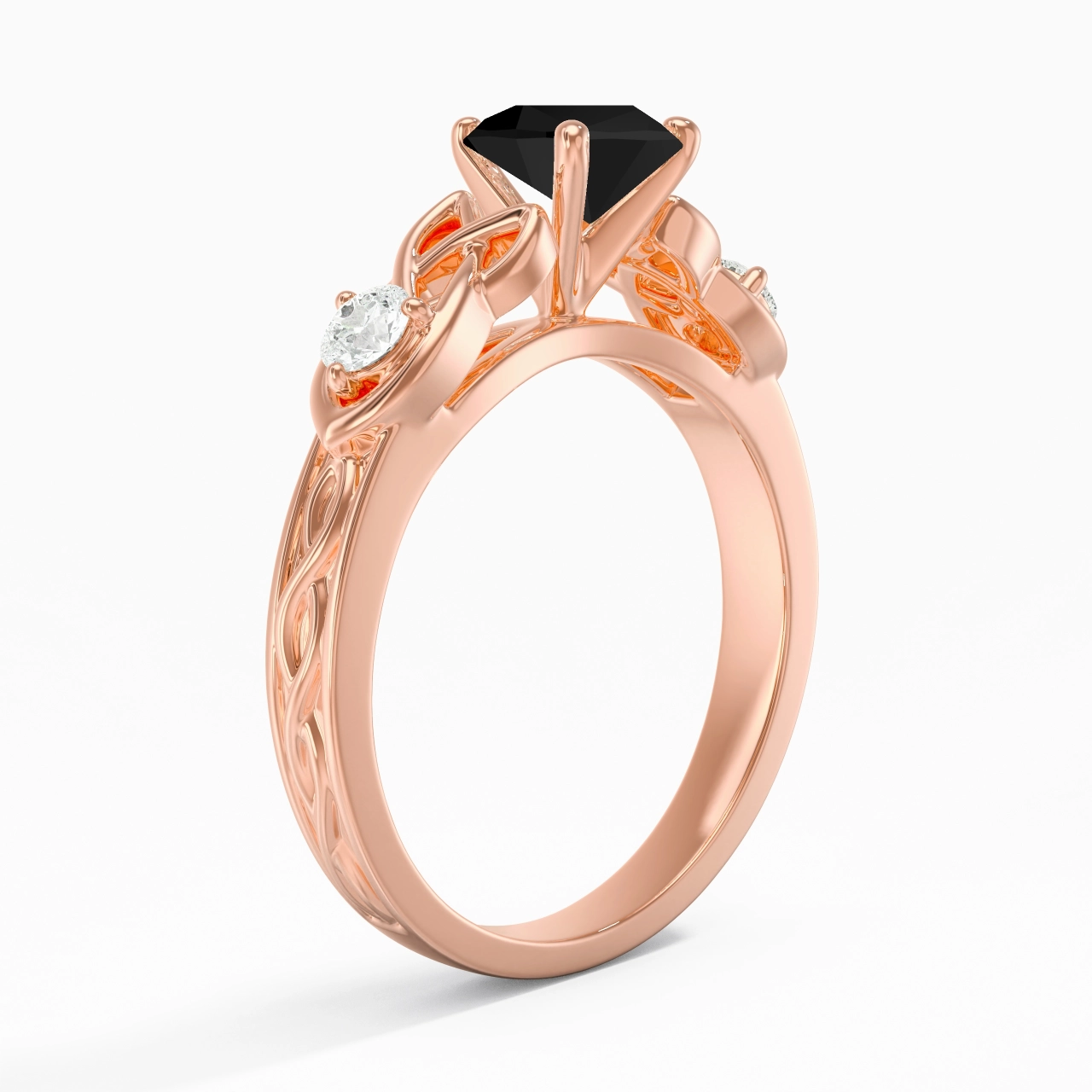 Vintage Unique Pear 1.00ct Cubic Zirconia Engagement Ring