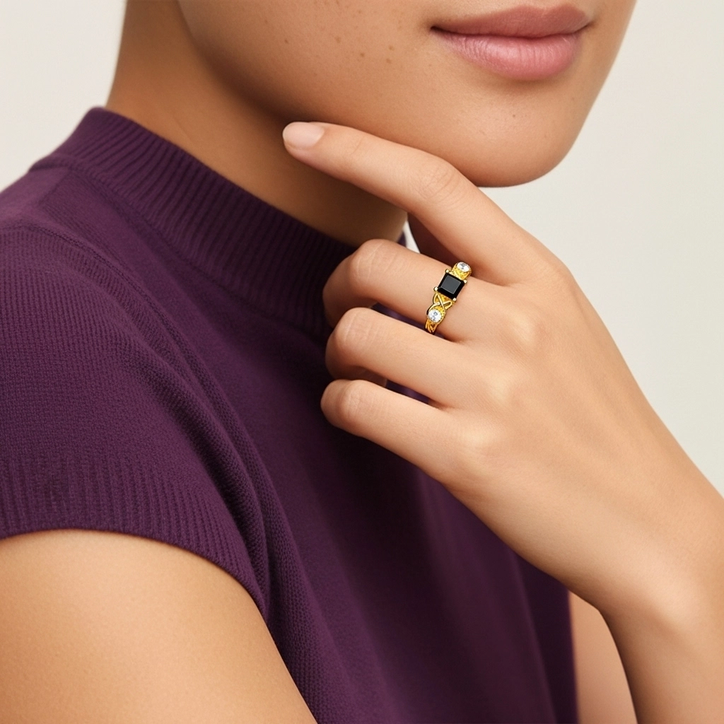 Vintage Unique Princess 2.00ct Cubic Zirconia Engagement Ring