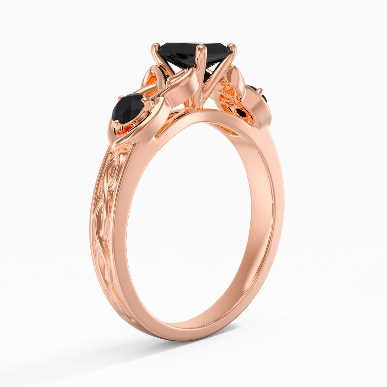 Vintage Unique Radiant 0.80ct Cubic Zirconia Engagement Ring