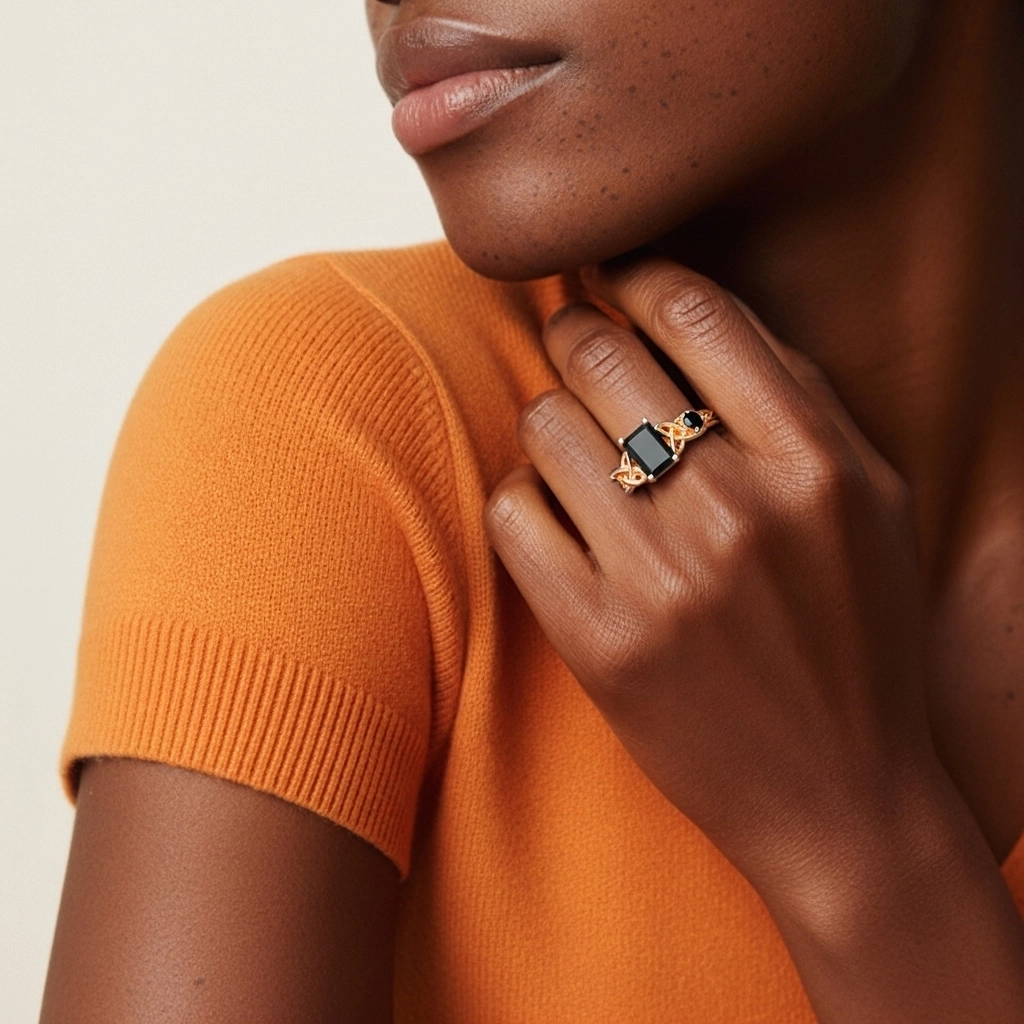 Vintage Unique Radiant 0.80ct Cubic Zirconia Engagement Ring