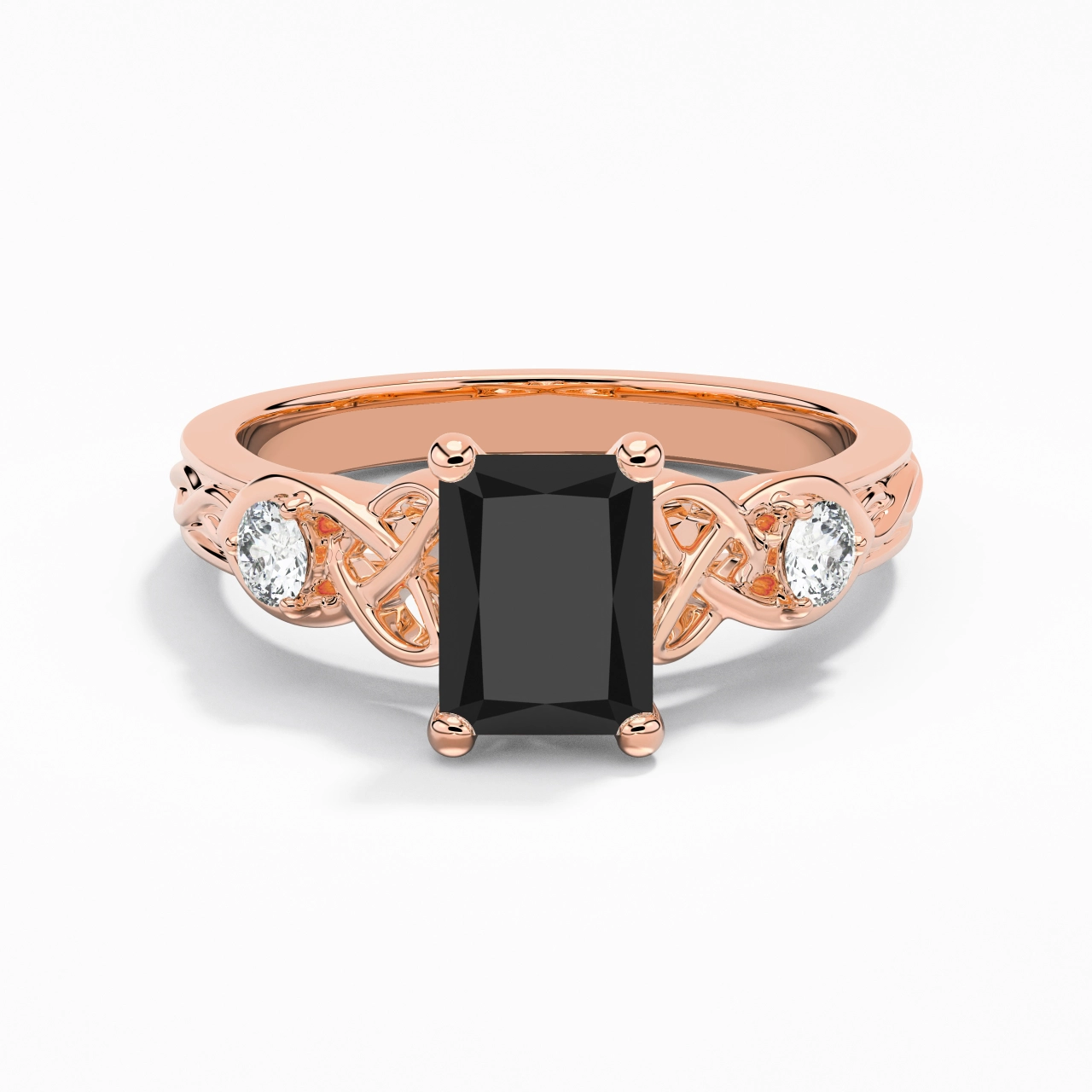 Vintage Unique Radiant 2.00ct Cubic Zirconia Engagement Ring