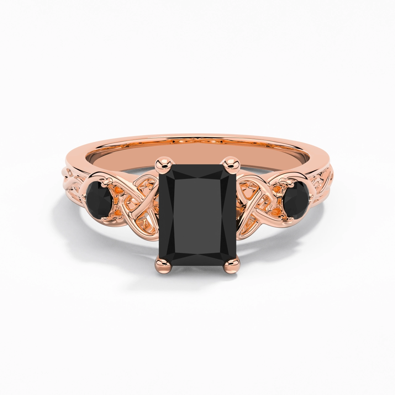 Vintage Unique Radiant 2.00ct Cubic Zirconia Engagement Ring