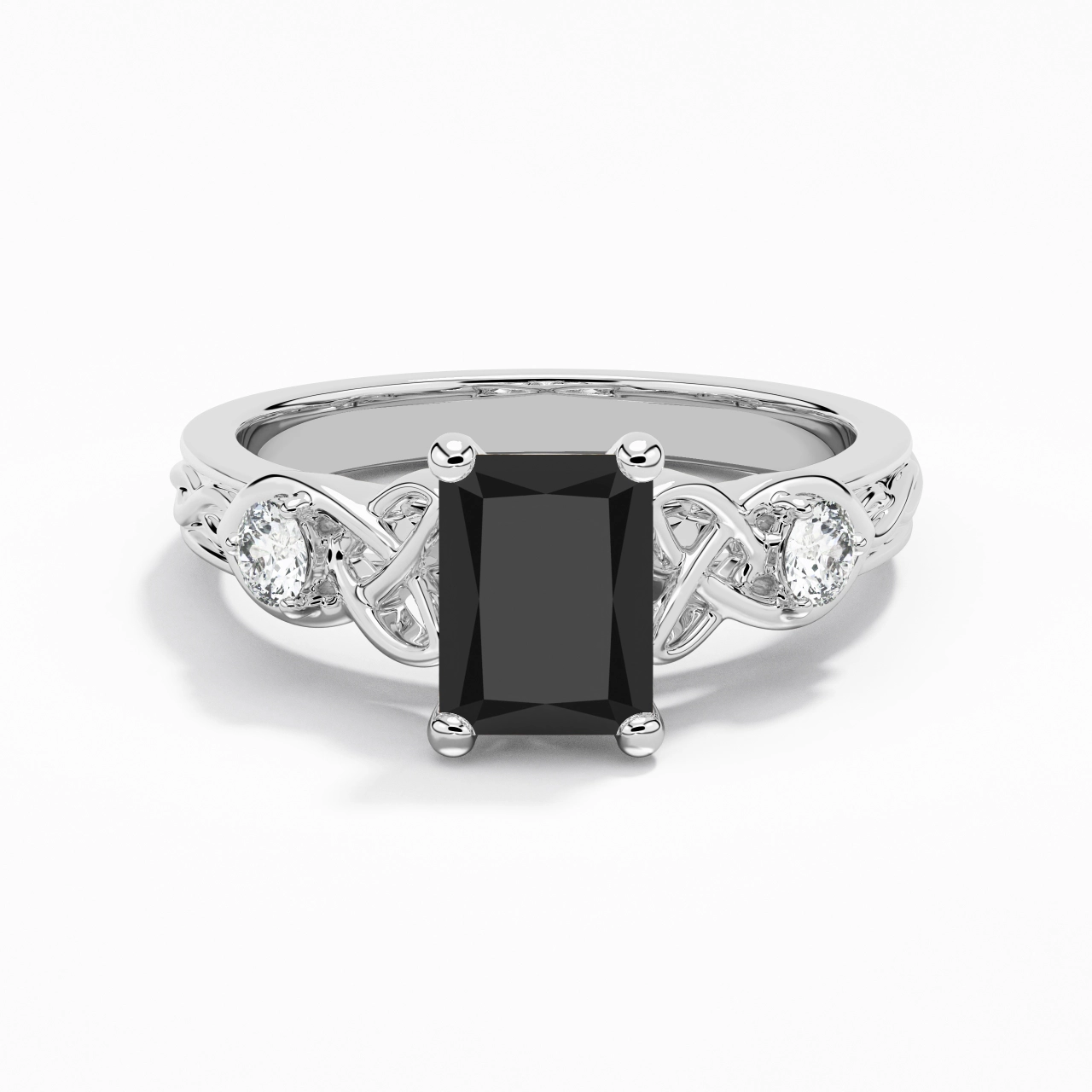 Vintage Unique Radiant 2.00ct Cubic Zirconia Engagement Ring