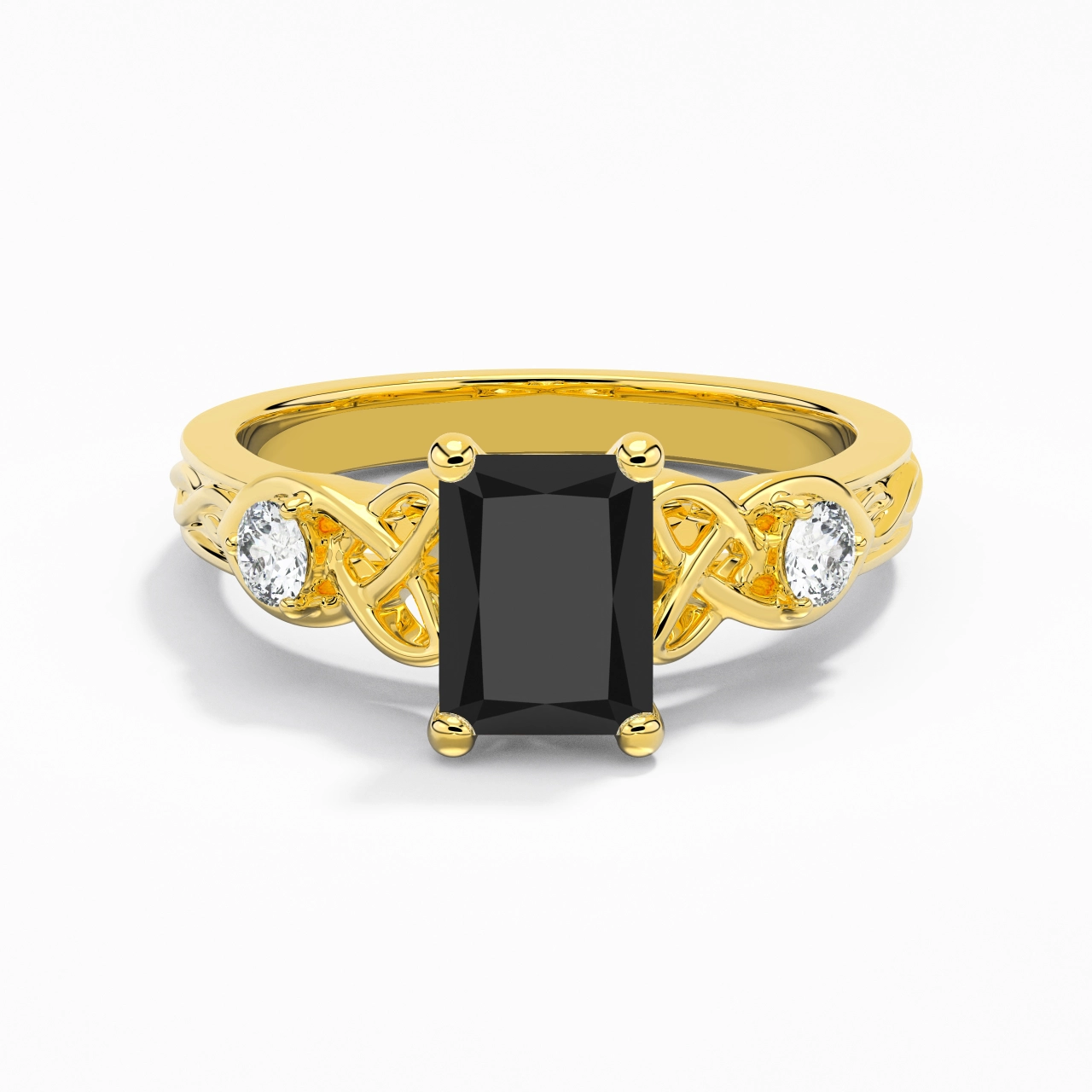 Vintage Unique Radiant 2.00ct Cubic Zirconia Engagement Ring