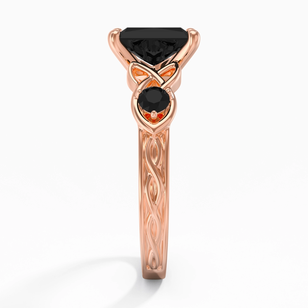 Vintage Unique Radiant 2.00ct Cubic Zirconia Engagement Ring