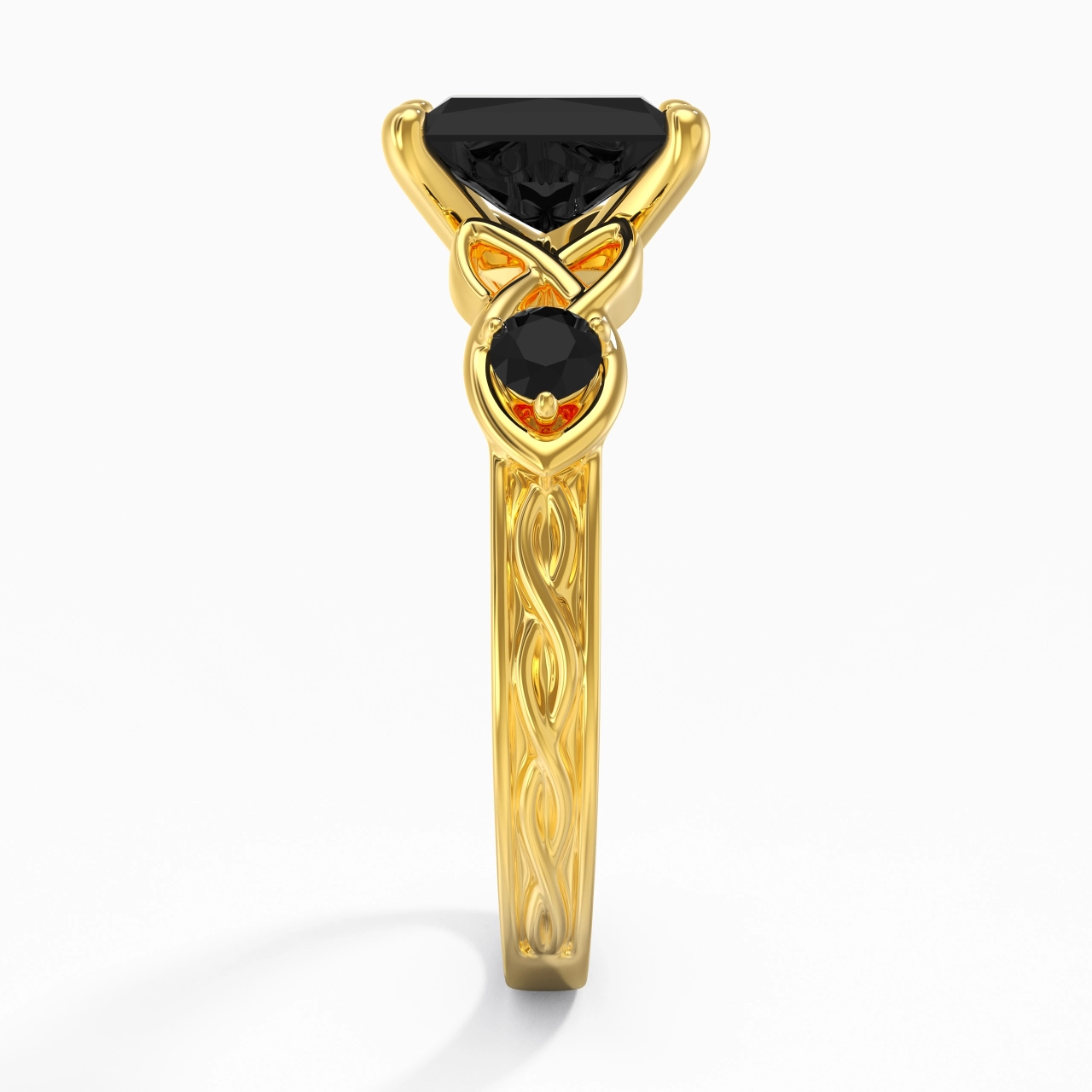 Vintage Unique Radiant 2.00ct Cubic Zirconia Engagement Ring