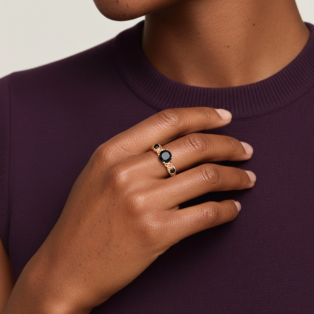 Vintage Unique Round 2.00ct Cubic Zirconia Engagement Ring