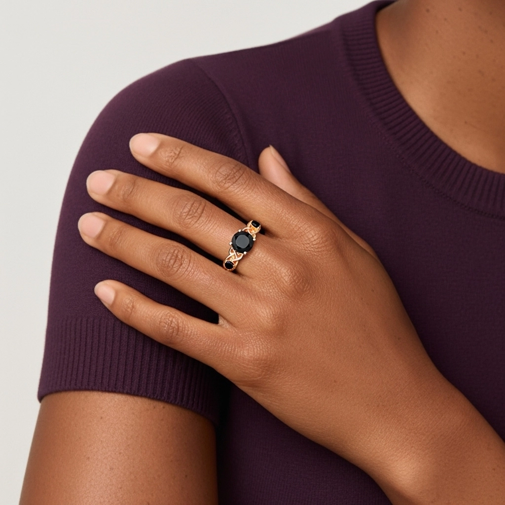 Vintage Unique Round 2.00ct Cubic Zirconia Engagement Ring