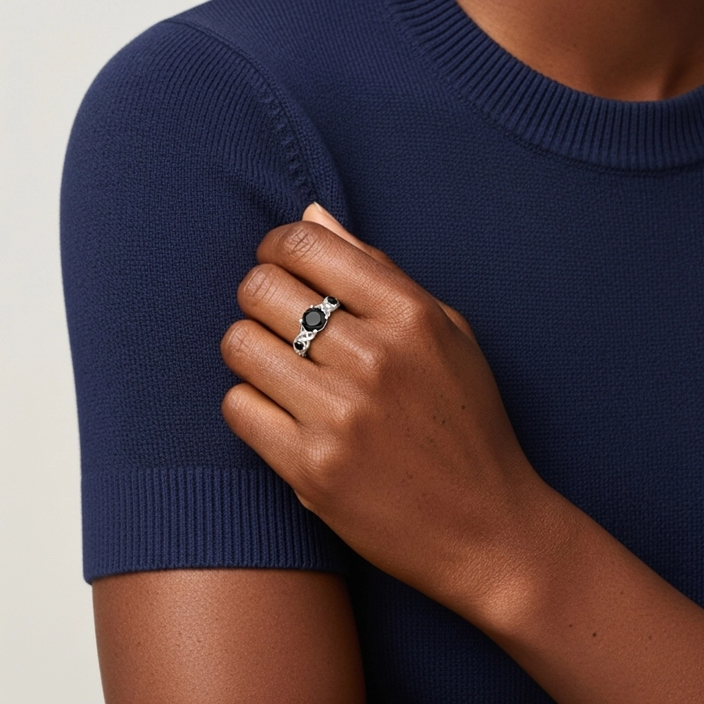 Vintage Unique Round 1.00ct Cubic Zirconia Engagement Ring