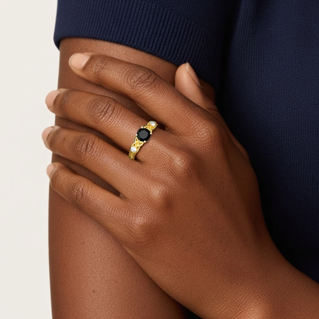 Vintage Unique Round 2.00ct Cubic Zirconia Engagement Ring