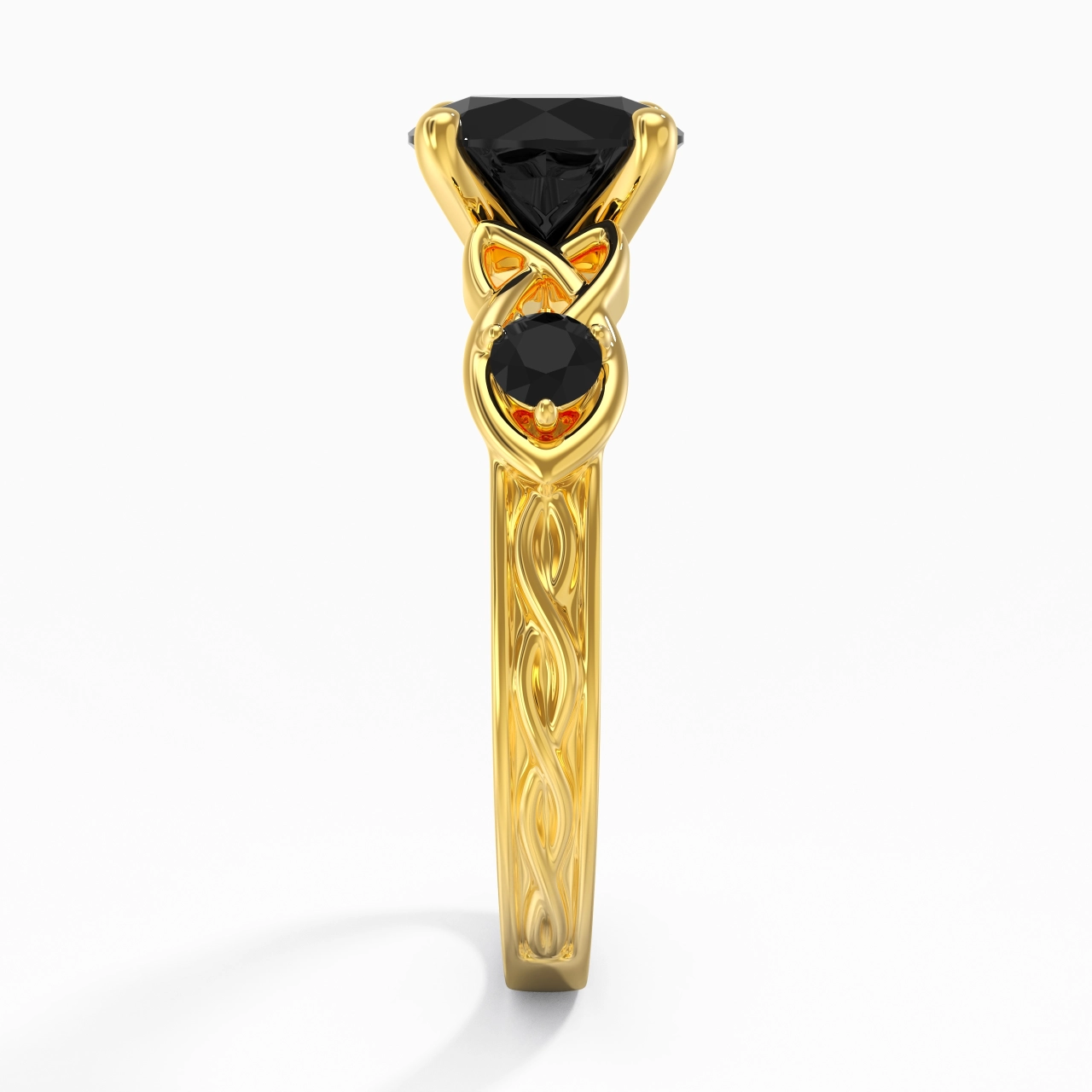 Vintage Unique Round 2.00ct Cubic Zirconia Engagement Ring