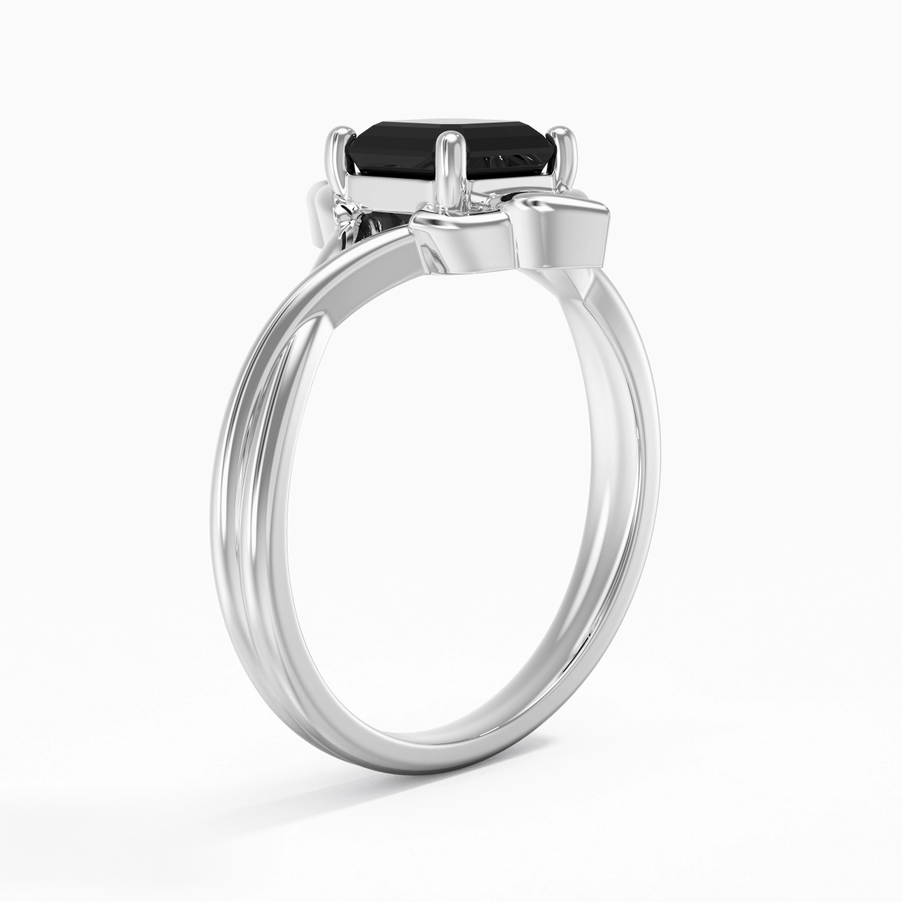 Celtic Knot Solitaire Engagement Ring 1.00ct Cubic Zirconia