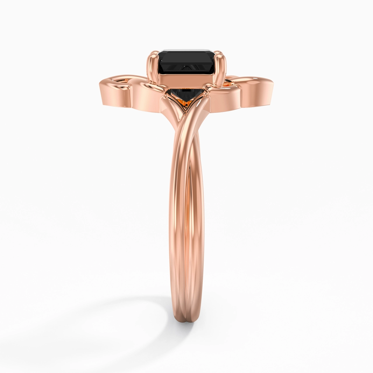 Celtic Knot Solitaire Engagement Ring 1.00ct Cubic Zirconia